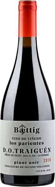 Вино Baettig, Los Parientes Pinot Noir, Traiguen DO, 2019