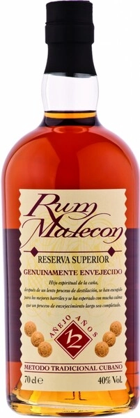Ром Malecon, Reserva Superior Anejo 12 Anos, 0.7 л