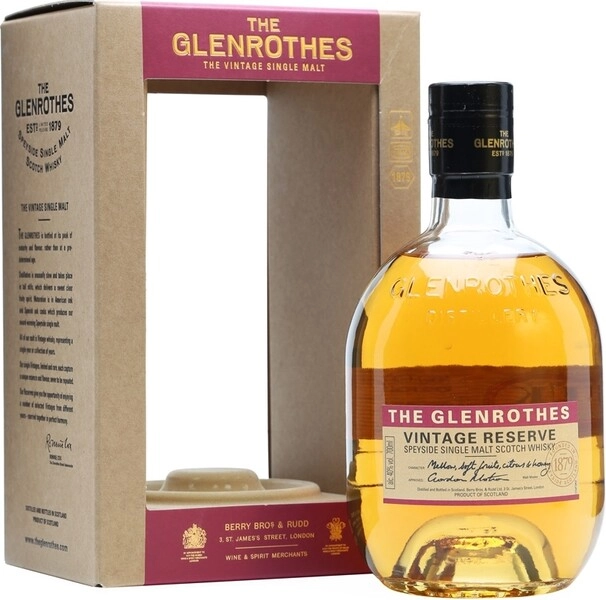 Виски Glenrothes, Vintage Reserve, gift box, 0.7 л