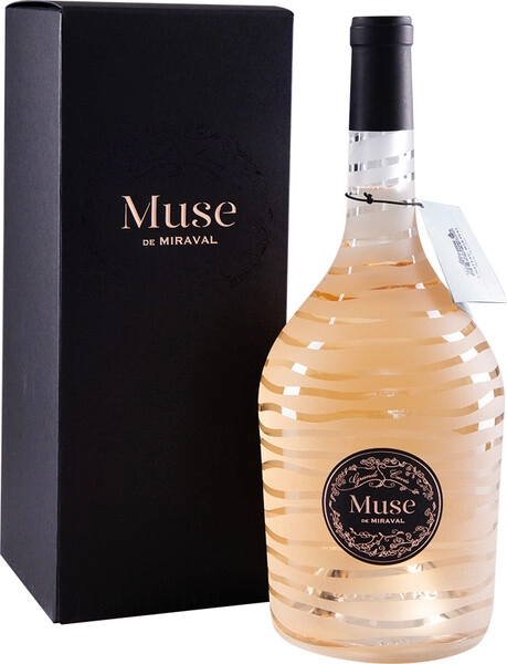 Вино Muse de Miraval Rose, Cotes de Provence AOC, gift box, 2019, 1.5 л