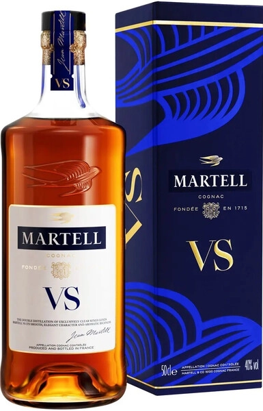Коньяк Martell VS Single Distillery, gift box, 0.5 л