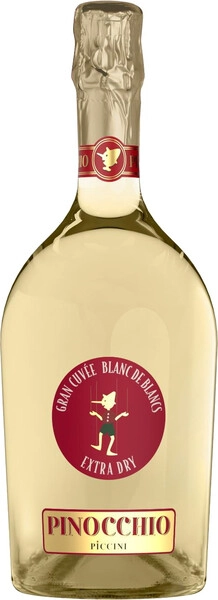 Игристое вино Piccini, Pinocchio Gran Cuvee Blanc de Blancs Extra Dry, 2021