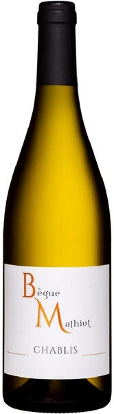 Вино Domaine Begue Mathiot, Chablis AOC, 2022