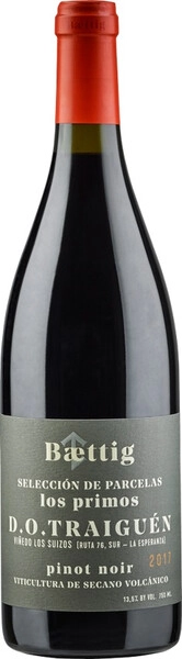 Вино Baettig, Los Primos Pinot Noir, Traiguen DO, 2017