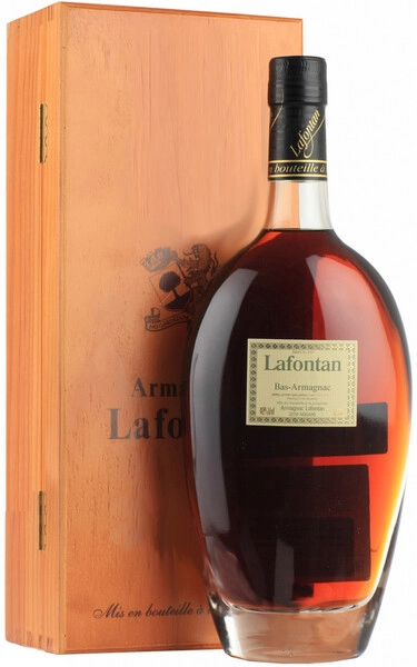 Арманьяк Lafontan Millesime, 1986, wooden box, 0.7 л