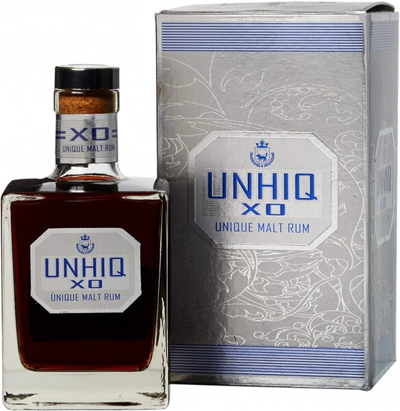 Ром Unhiq XO, Unique Malt Rum, gift box, 0.5 л