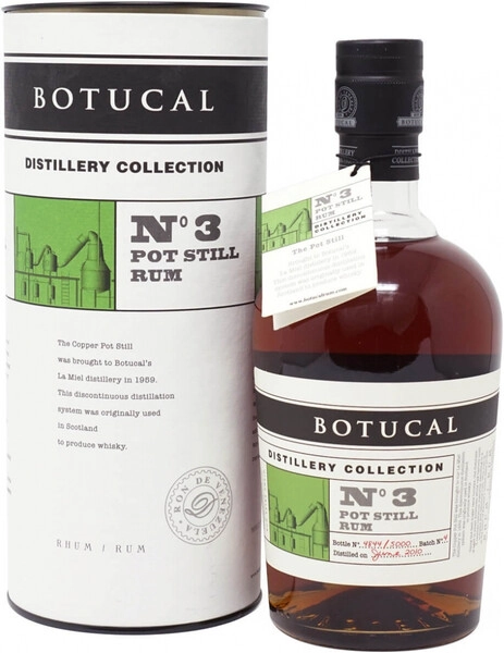 Ром Botucal (Diplomatico), Distillery Collection №3 Pot Still, in tube, 0.7 л