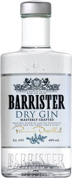 Джин "Barrister" Dry Gin, 375 мл
