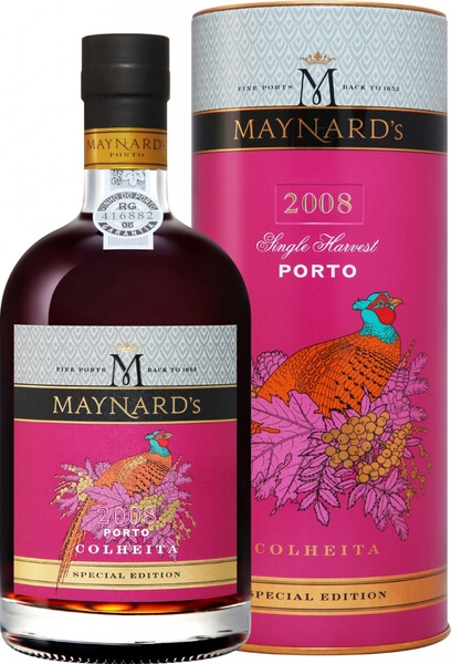 Портвейн Maynard's Colheita Porto Special Edition, 2008, in tube, 0.5 л