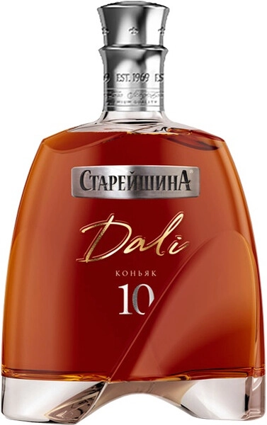 Коньяк Старейшина Дали, 10-летний, 0.5 л