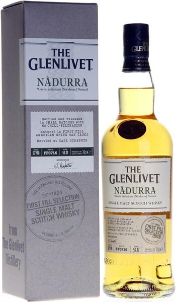 Виски Glenlivet, Nadurra First Fill Selection (59,1%), gift box, 0.7 л