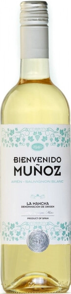 Вино Bienvenido Munoz Airen-Sauvignon Blanc, La Mancha DO, 2022