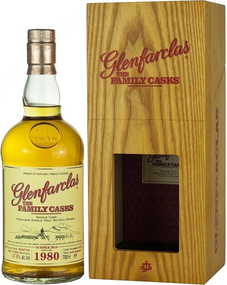 Виски Glenfarclas 1980 0.7л в коробке