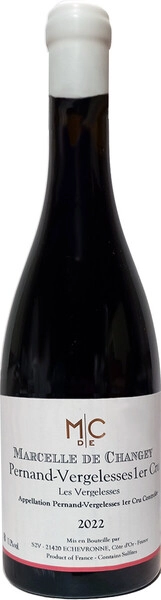 Вино Marcelle de Changey, Pernand-Vergelesses Premier Cru "Les Vergelesses" АОC, 2022