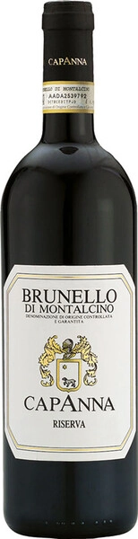 Вино Capanna, Brunello di Montalcino Riserva DOCG, 2016