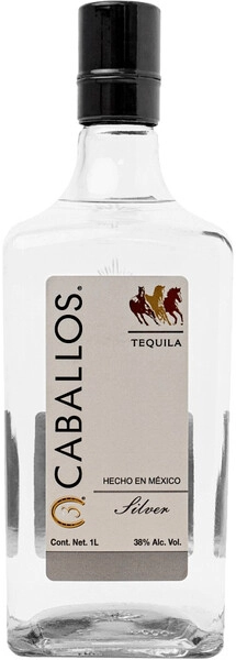 Текила 3 Caballos Silver, 1 л