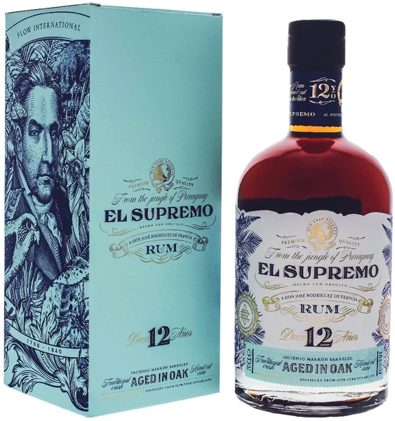 Ром "El Supremo" 12 Years Old, gift box, 0.7 л