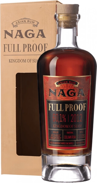 Ром Naga Full Proof, 2012, gift box, 0.7 л