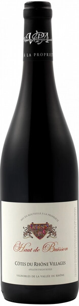 Вино Haut de Buisson Rouge, Cotes du Rhone Villages AOP