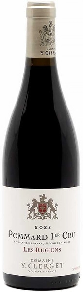 Вино Domaine Yvon Clerget, Pommard 1er Cru Les Rugiens AOC, 2022