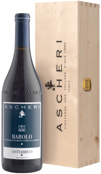 Вино Matteo Ascheri, Barolo Coste & Bricco DOCG, 2019, wooden box