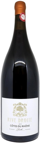 Вино Rive Droite, Cotes du Rhone AOC, 2019, 1.5 л