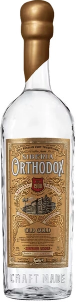 Водка "Orthodox" Old Gold, 0.7 л