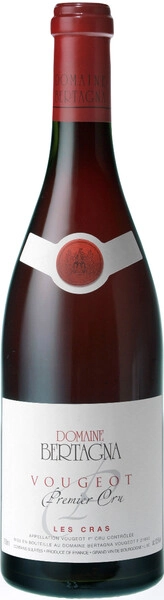 Вино Domaine Bertagna, Vougeot 1-er Cru Les Cras, 2018