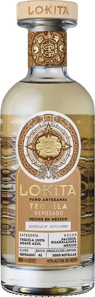 Текила Lokita Reposado Puro Artesanal, 0.7 л