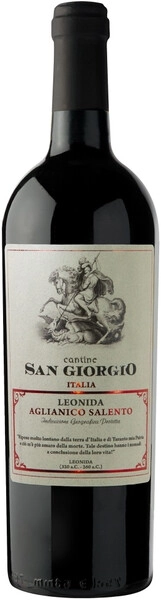 Вино Cantine San Giorgio, Leonida, Aglianico Salento IGP, 2018