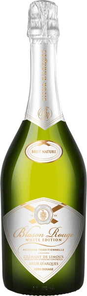 Игристое вино Sieur d'Arques, Blason Rouge White Edition Zero Dosage, Cremant de Limoux AOC, 2021