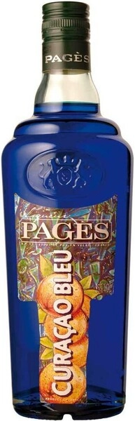 Ликер Pages Curacao Bleu, 0.7 л