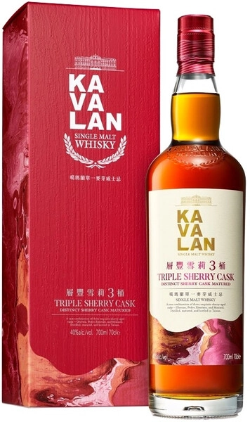 Виски Kavalan, Triple Sherry Cask, gift box, 0.7 л
