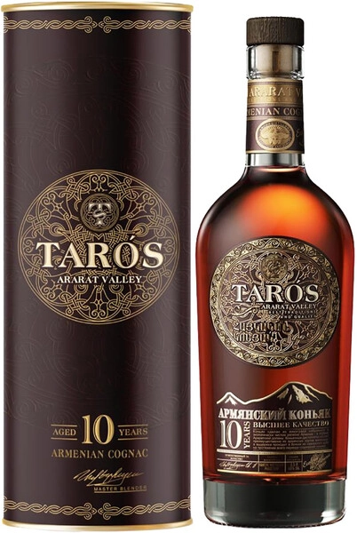 Коньяк Arcon, "Taros" 10 Years Old, in tube, 0.5 л