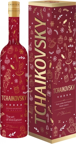 Водка "Tchaikovsky", gift box "Nutcracker", 0.7 л