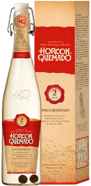 Писко Horcon Quemado Pisco Reservado 2 Anos, gift box, 0.645 л