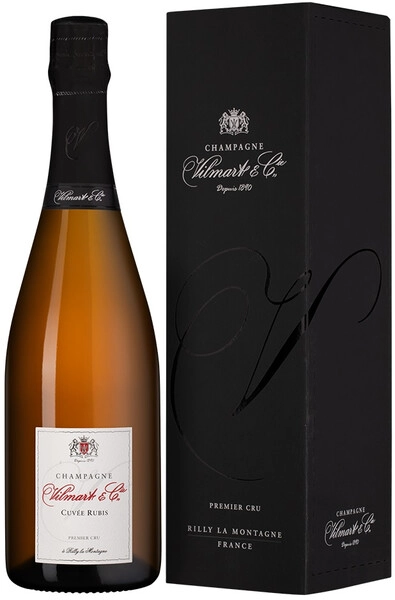 Шампанское Vilmart & Cie, Cuvee Rubis Brut, 1-er Cru Champagne AOC, gift box