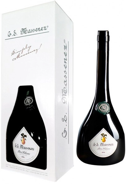 Бренди Massenez, Eau de vie Origine Poire Williams, gift box, 0.7 л