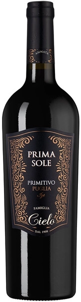 Вино Cielo e Terra, Primasole Primitivo, Puglia IGT, 2024