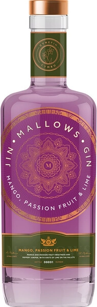 Джин Mallows Mango, Passion Fruit & Lime, 0.7 л