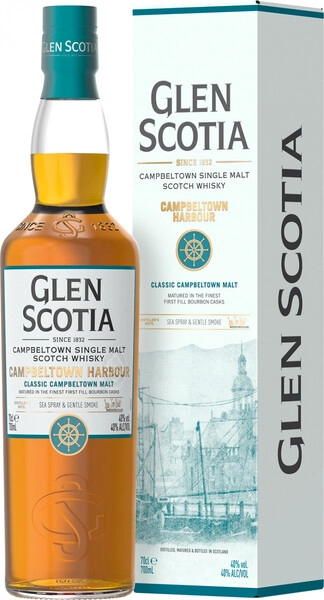 Виски Glen Scotia Campbeltown Harbour, gift box, 0.7 л