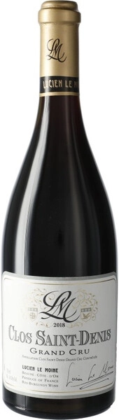 Вино Lucien Le Moine, Clos Saint-Denis Grand Cru AOC, 2018