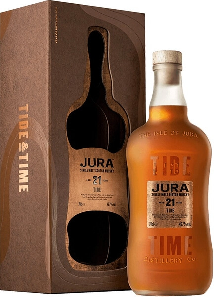 Виски Isle of Jura, Tide Time 21 Years Old, gift box, 0.7 л