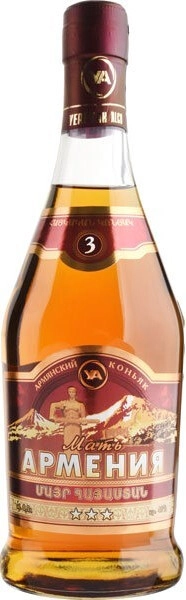 Коньяк Мать Армения 3-летний, 0.75 л