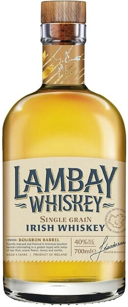 Виски "Lambay" Single Grain Irish Whiskey, 0.7 л