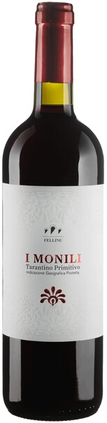 Вино Felline, I Monili Tarantino Primitivo IGP, 2021