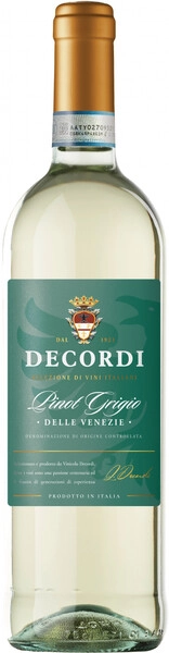 Вино "Decordi" Pinot Grigio delle Venezie DOC, 2024