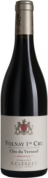 Вино Domaine Yvon Clerget, Volnay 1er Cru Clos du Verseuil AOC, 2022