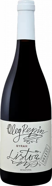Вино Oleg Repin, Listva Syrah, 2023