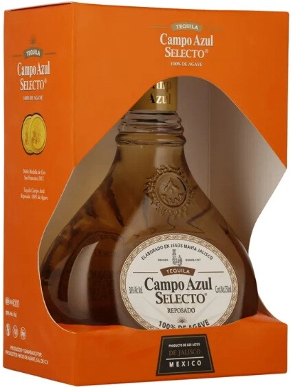 Текила Campo Azul Selecto Reposado, gift box, 0.75 л